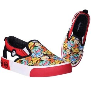 Pokémon slip on shoes ground up size 6 new with tags